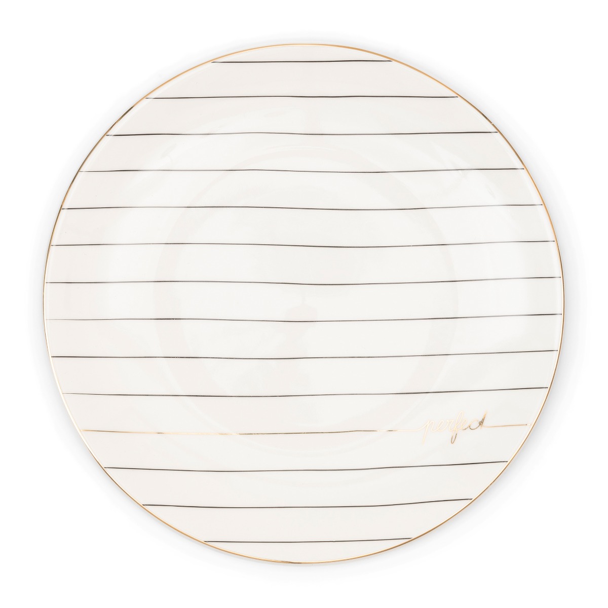 Talerz Dots and Striper perfect dinner plate śr. 25cm Riviera Maison