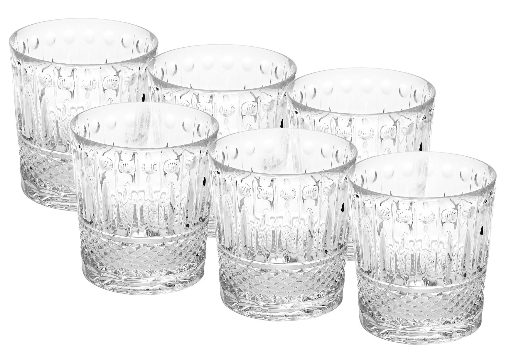 Szklanki do whisky / wody kryształowe 6szt