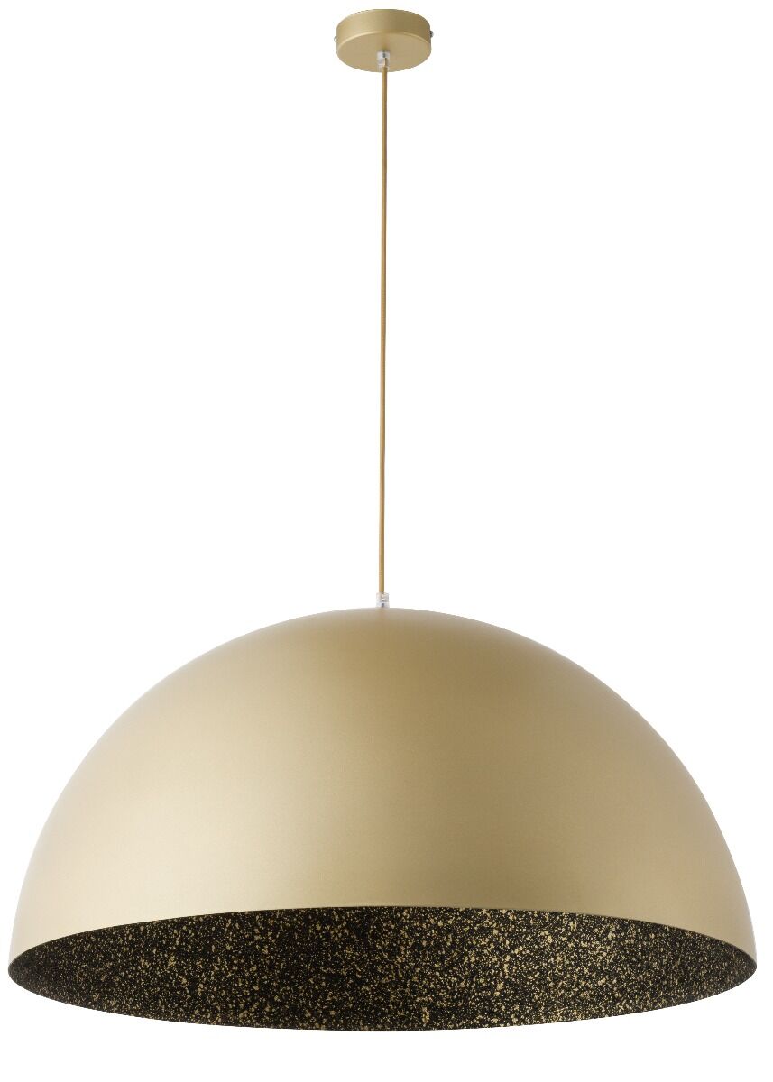 Lampa wisząca Sfera 35x35x90 cm złoty/czarny nakrapiany