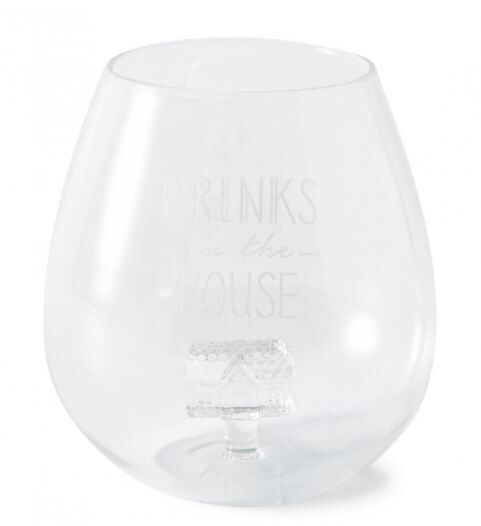 Szklanka Drinks On The House Glass śr. 10x11,5 cm Riviera Maison