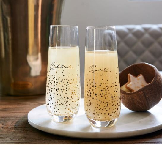 Szklanki do szampana Sparkle Celebrate 2szt. śr.6x16 cm Riviera Maison