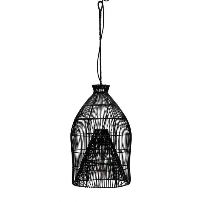 Lampa Rustic Rattan Fishing Basket 45x45x76 cm