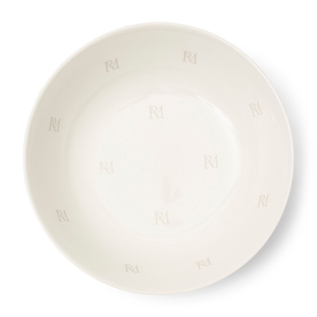 Miska RM monogram M śr. 20,5cm porcelana biała
