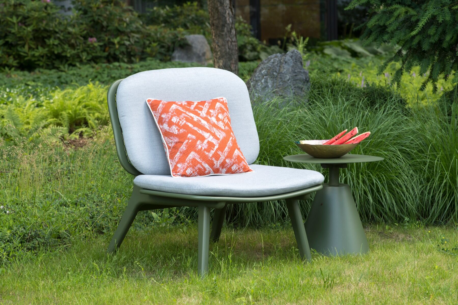 Stolik ogrodowy Narvi śr. 50x50 cm
