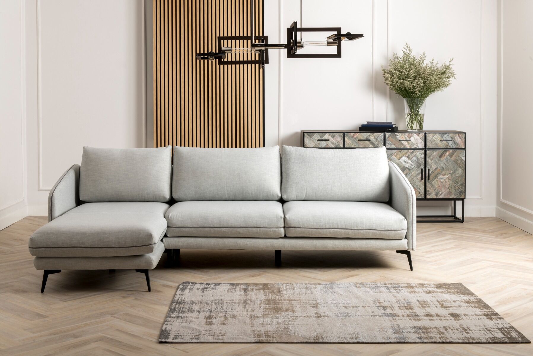 Sofa narożna lewa Entity 253x160x86cm
