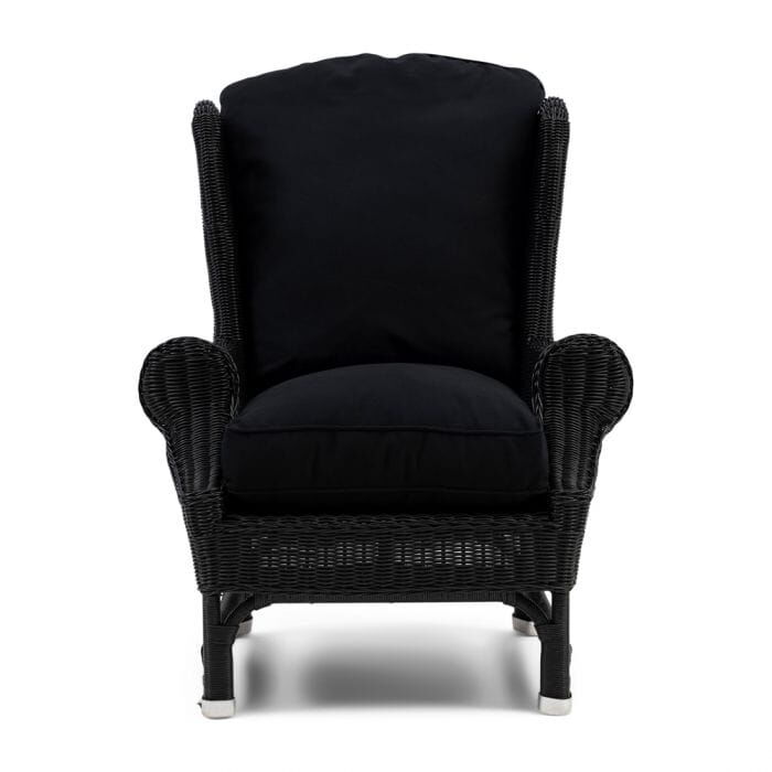 Fotel Ogrodowy Nicolas Wing Chair Black