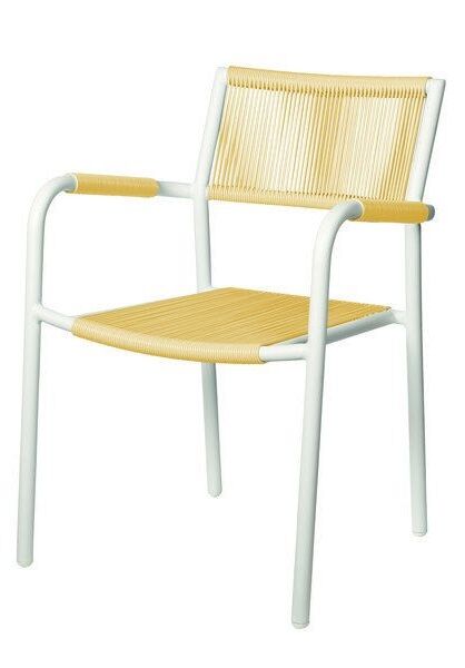 Krzesło ogrodowe obiadowe Shelly 57x46x44cm