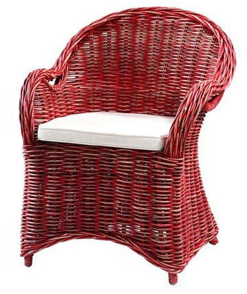 Fotel Athena z poduszką różowy 64x56x88 cm
