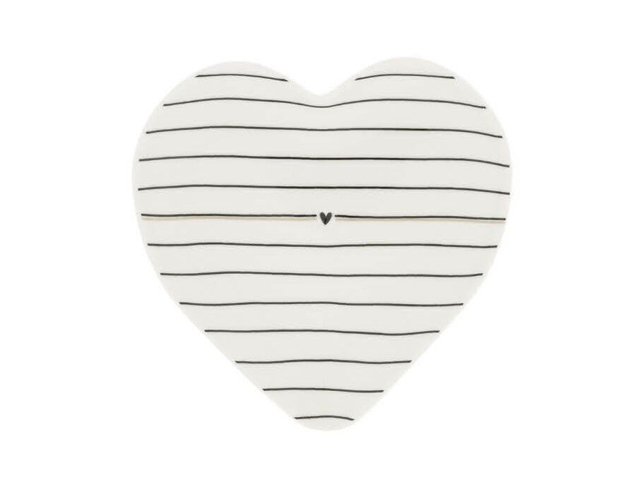 Podstawka pod łyżkę Heart In Stripes 13x13 cm