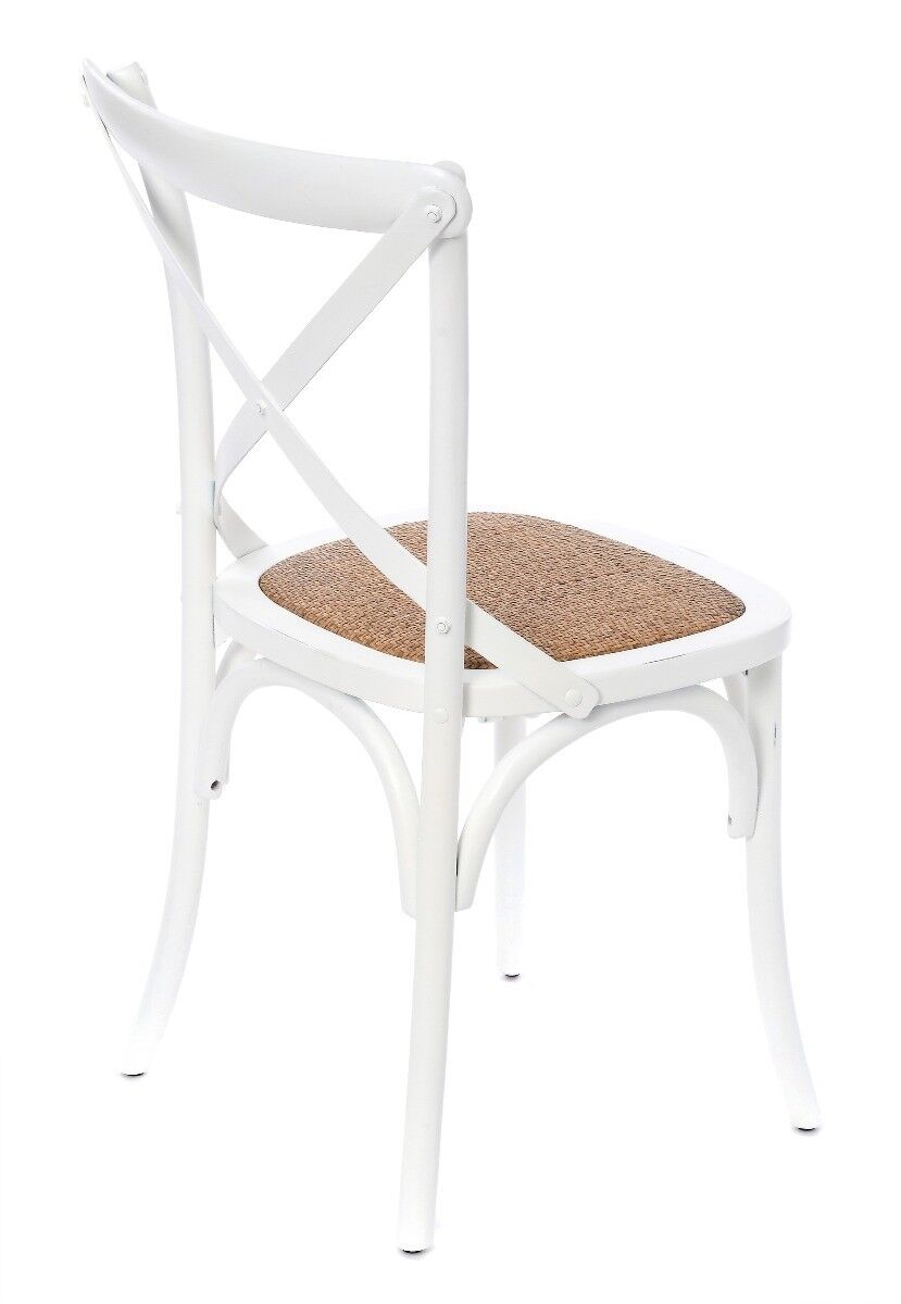 Krzesło drewniane Para białe 46x46x89cm Miloo Home