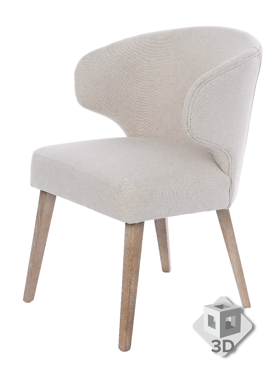 Krzesło do jadalni Vermont białe 55x63x81 cm Miloo Home