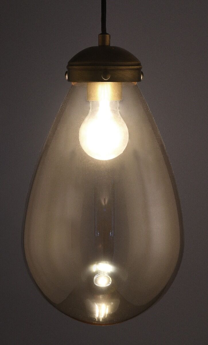 Lampa wisząca Elliot Amber śr. 20 cm