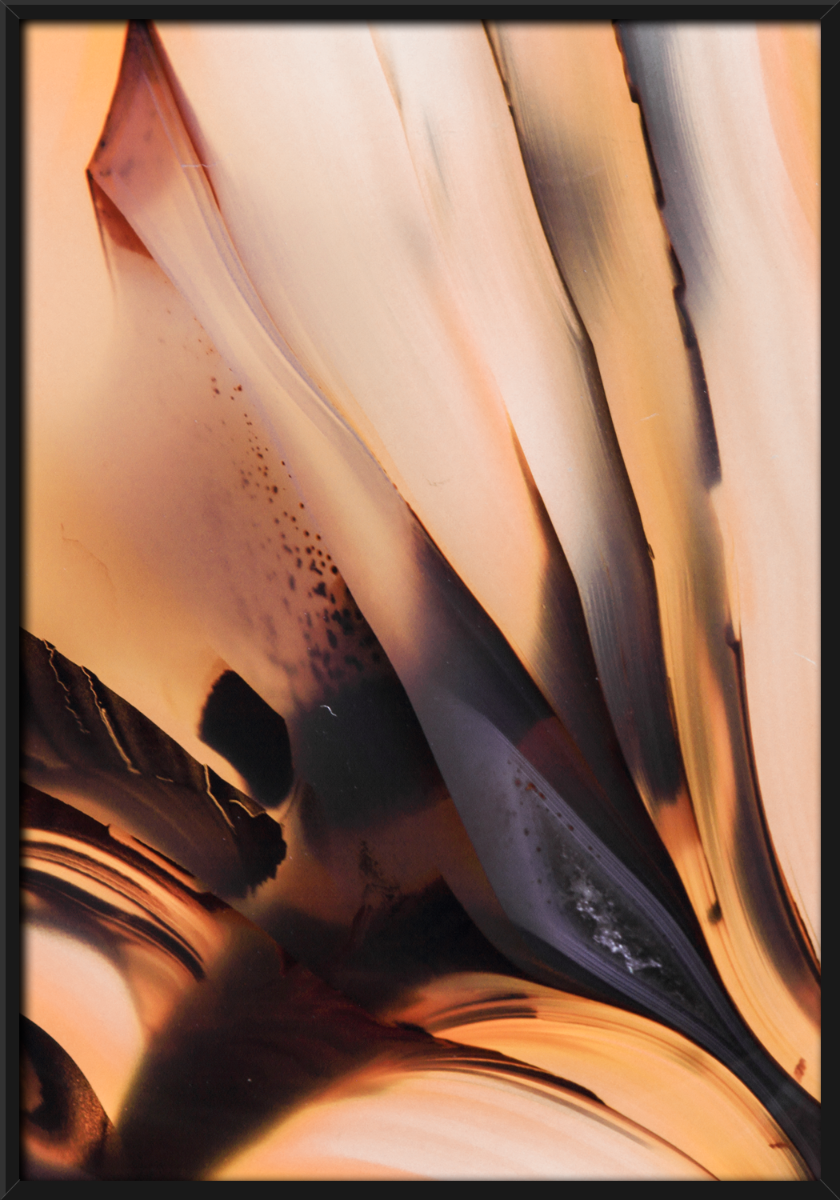 Grafika na szkle Amber Agate 80x120x3 cm