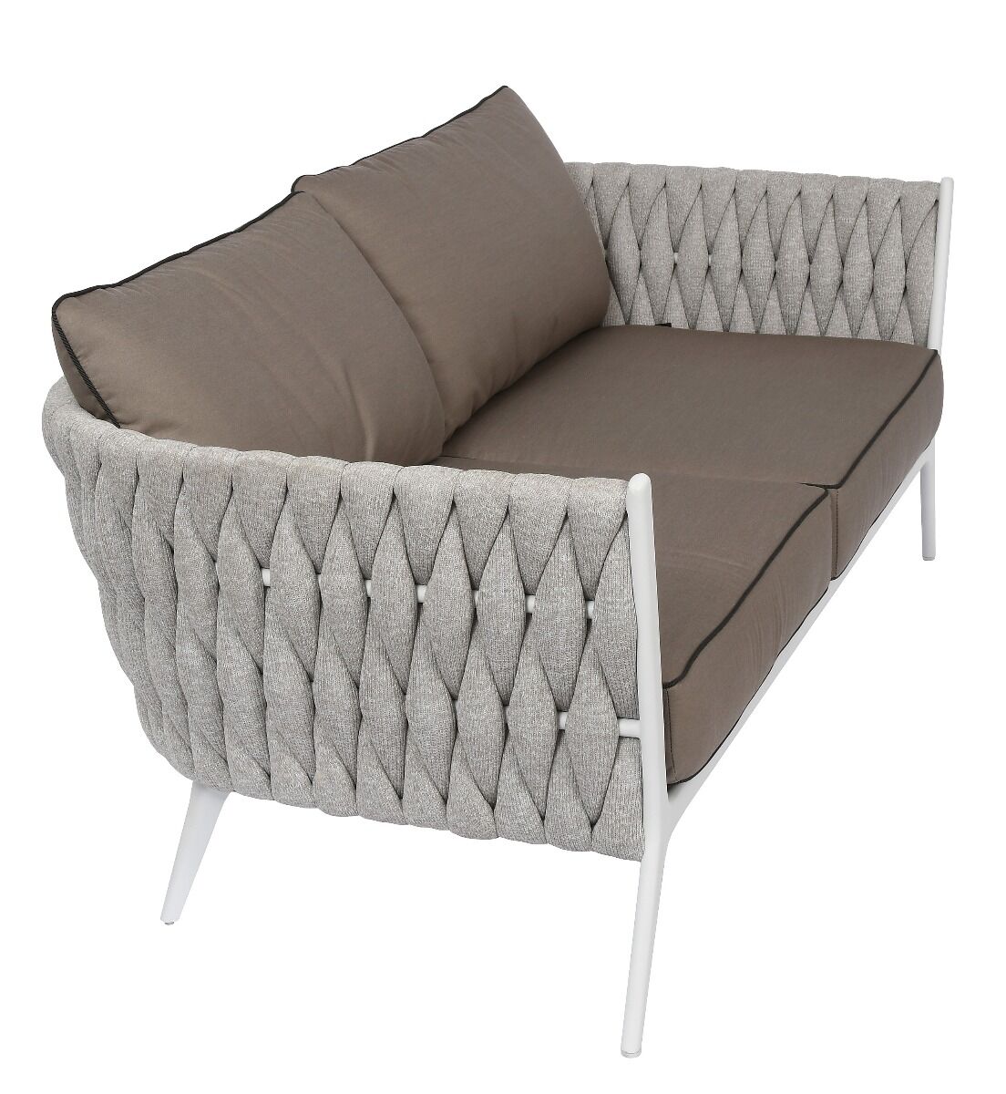 Sofa 2-osobowa Kampala White 190x82x65 cm