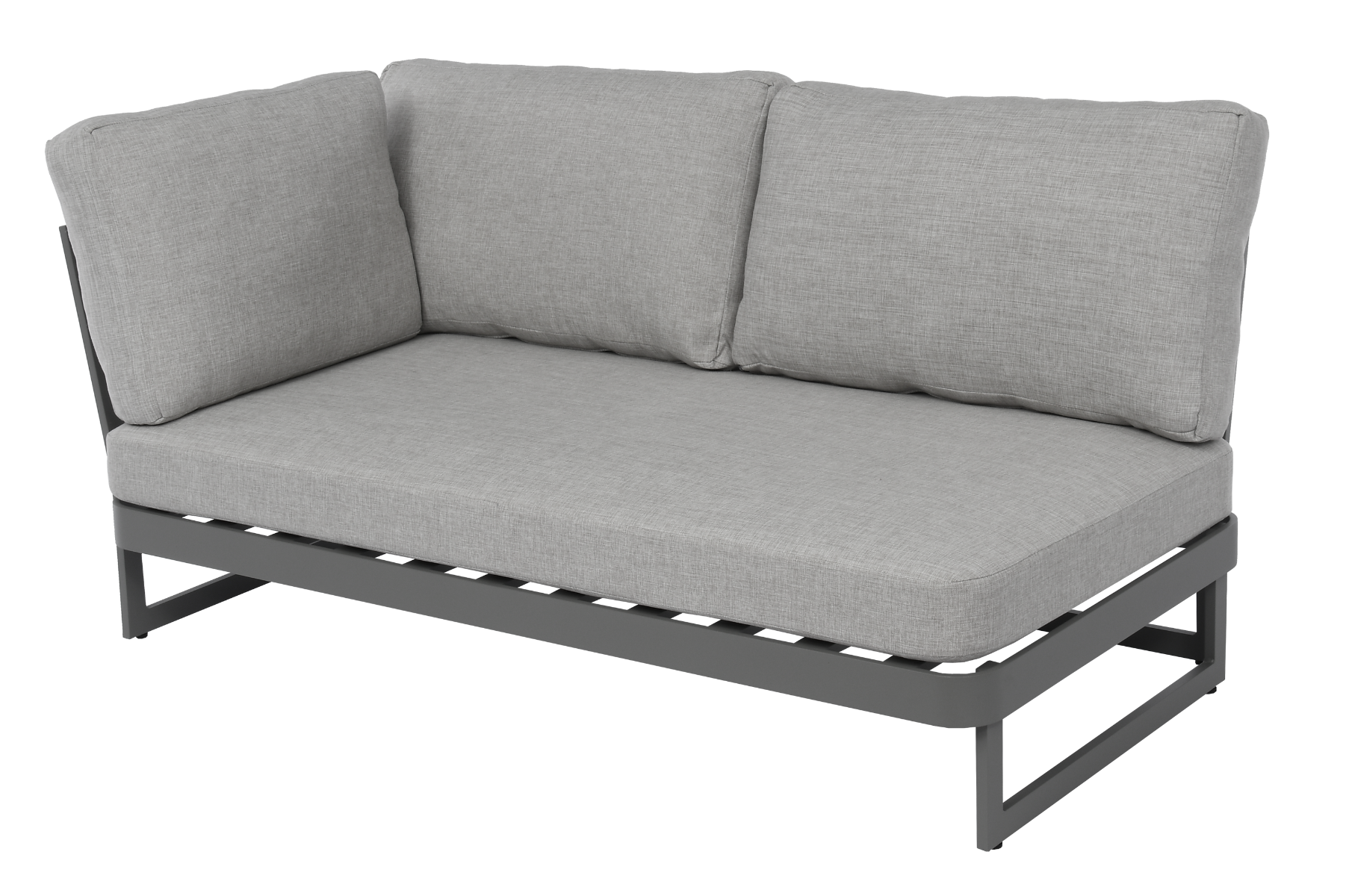 Sofa 2 os. ogrodowa prawa Sue Grey 172x91x71 cm