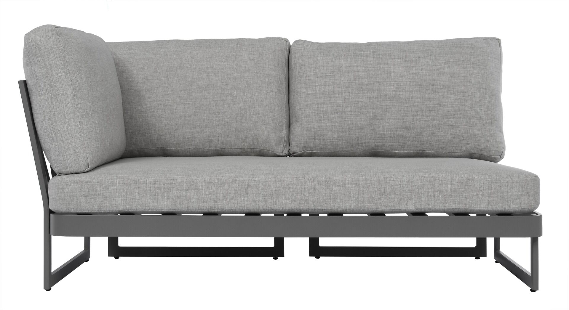 Sofa 2 os. ogrodowa prawa Sue Grey 172x91x71 cm