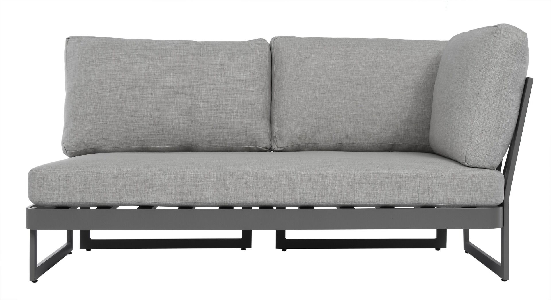 Sofa 2-os ogrodowa lewa Sue Grey 172x91x71 cm