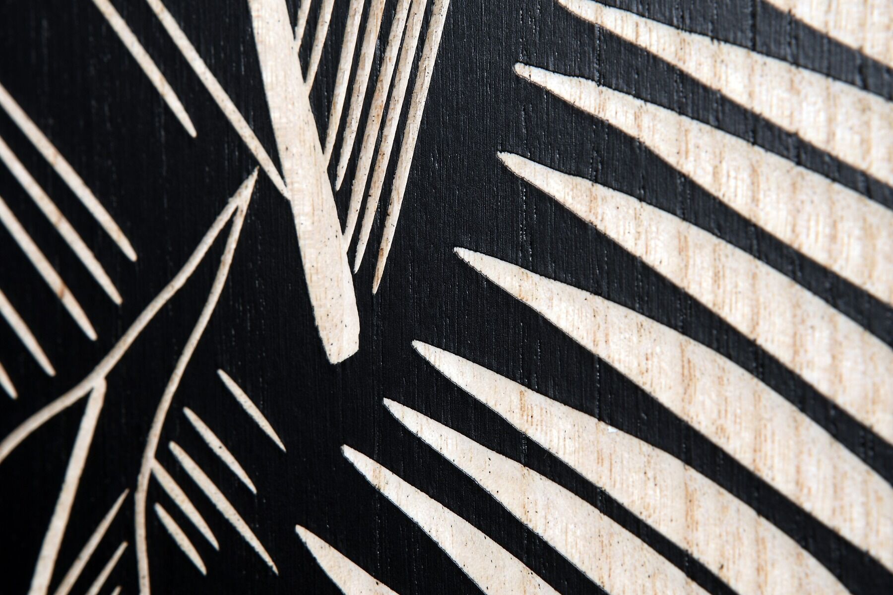 Panel dekoracyjny Fern Leaves 3 częściowy 60x4x130cm