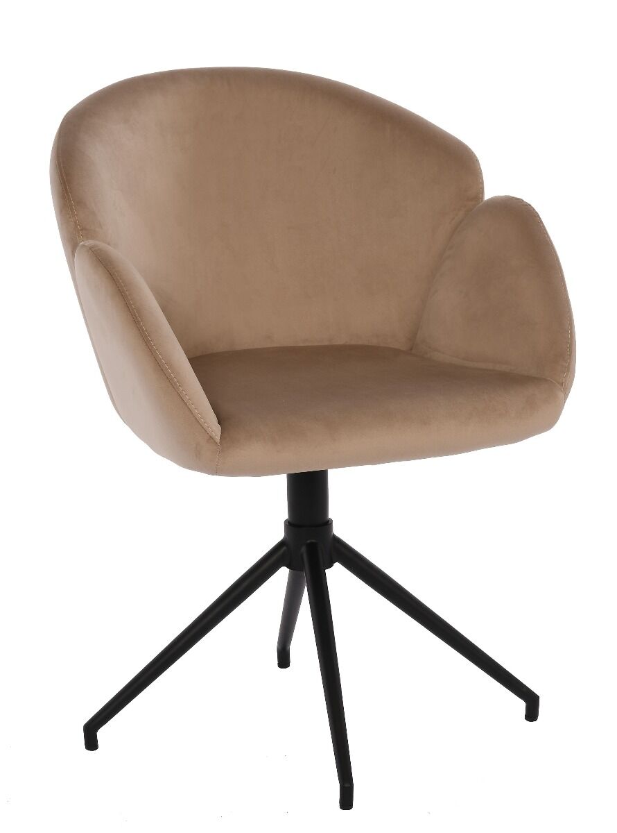 Krzesło obrotowe Leaf 60x60x76cm taupe