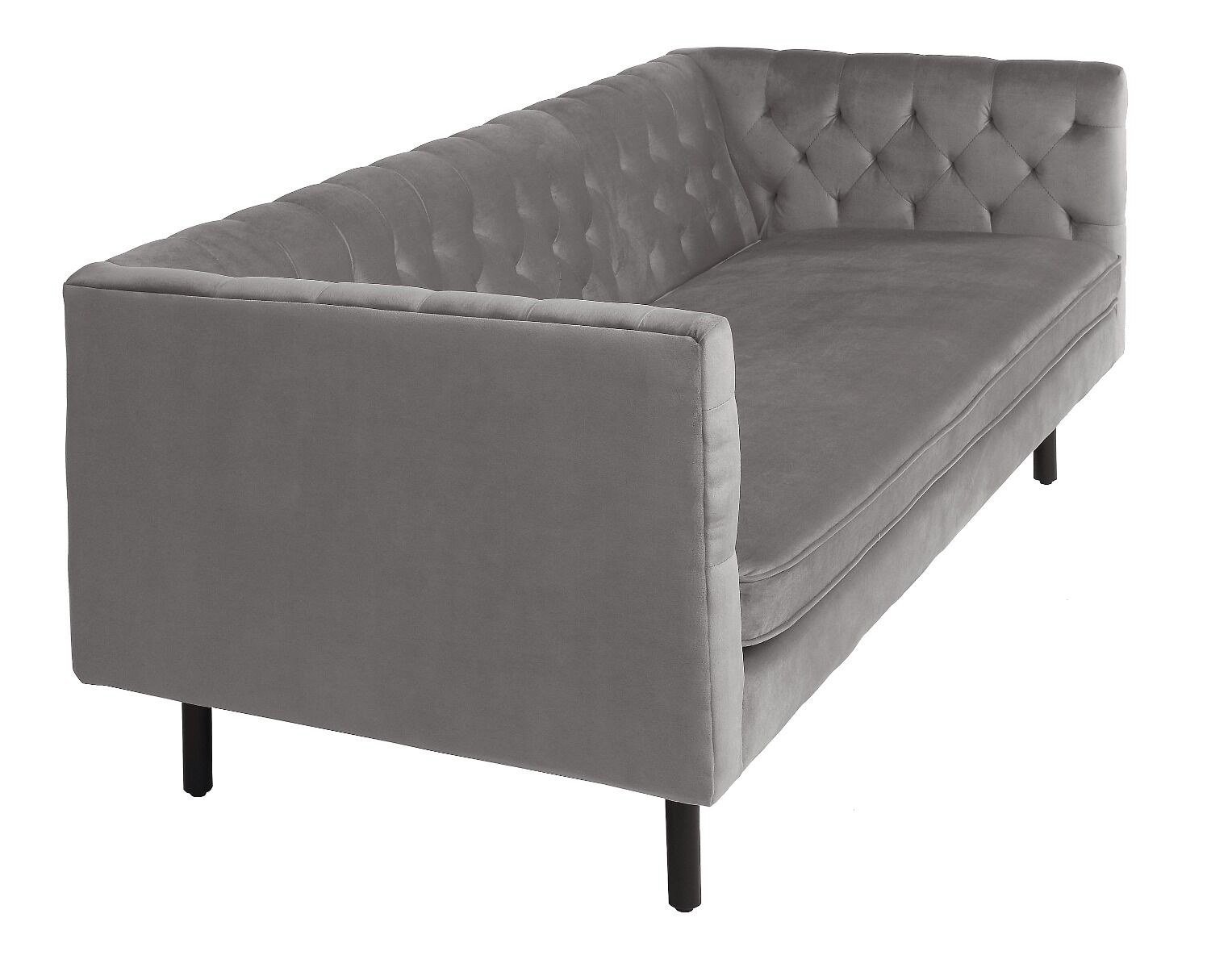 Sofa Vanity szara 201x88x76cm