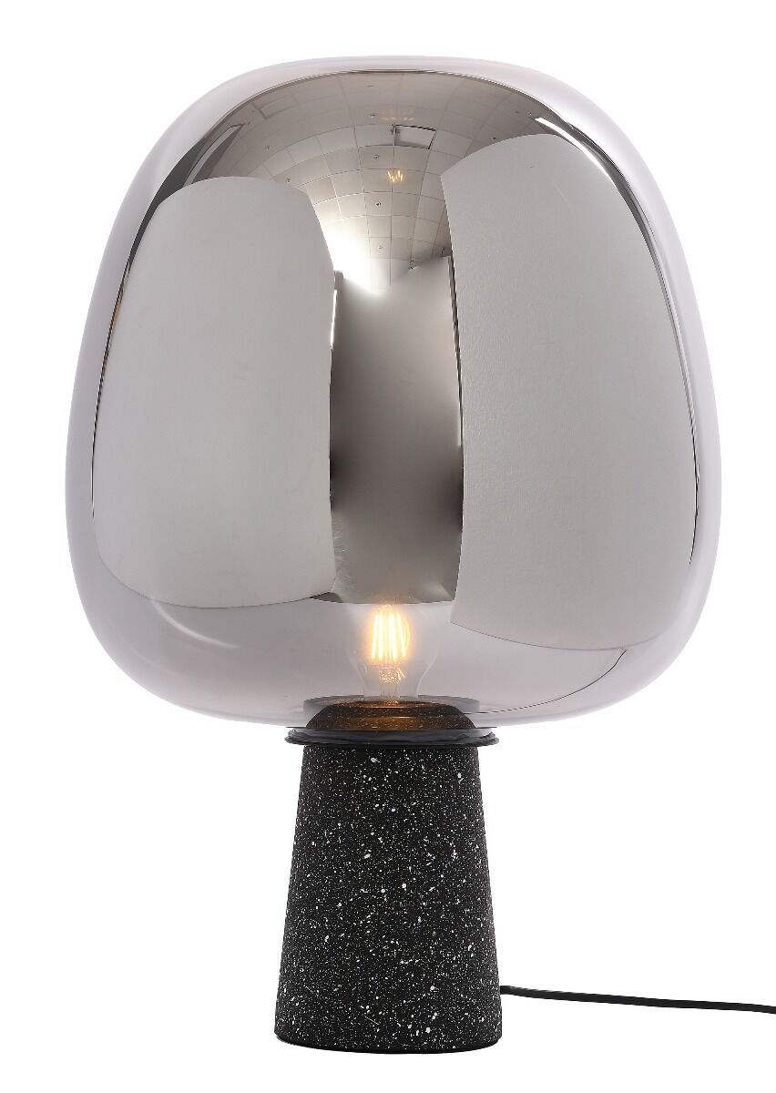Lampa stołowa Flame smoky 40x59cm