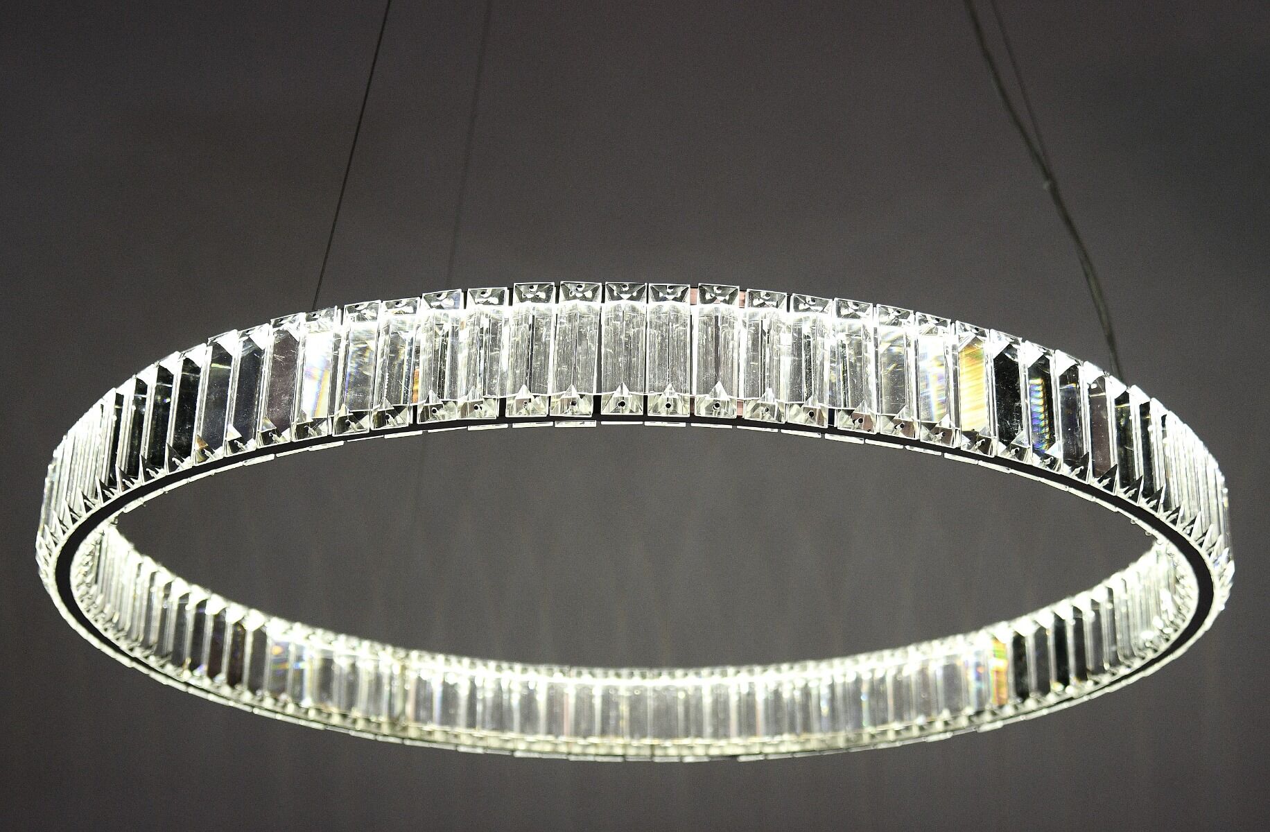 Lampa wisząca Ring Crystal XL śr. 80cm