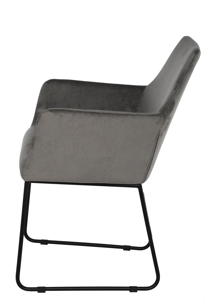 Krzesło do jadalni Quadrato 56x68x89cm szare Miloo Home