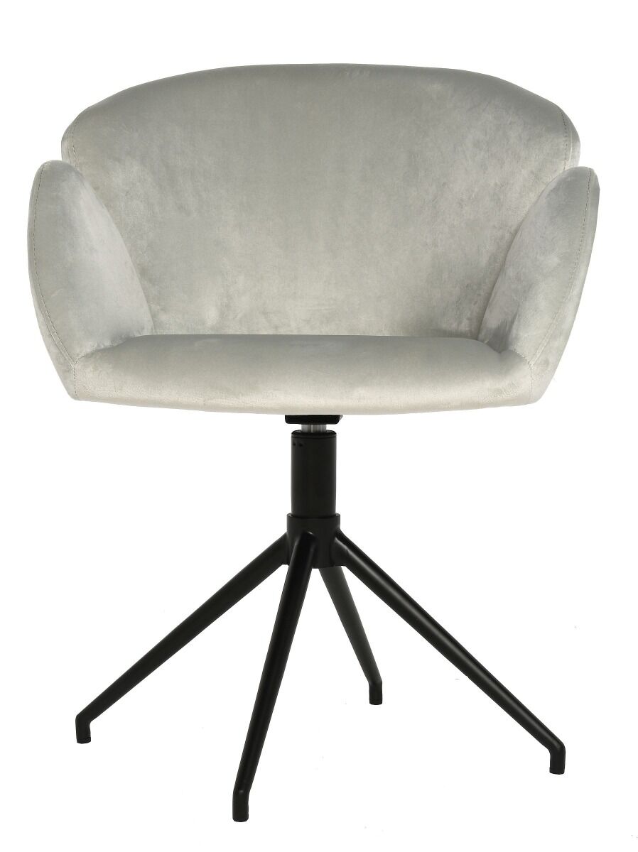 Krzesło obrotowe Leaf 60x60x76cm szary