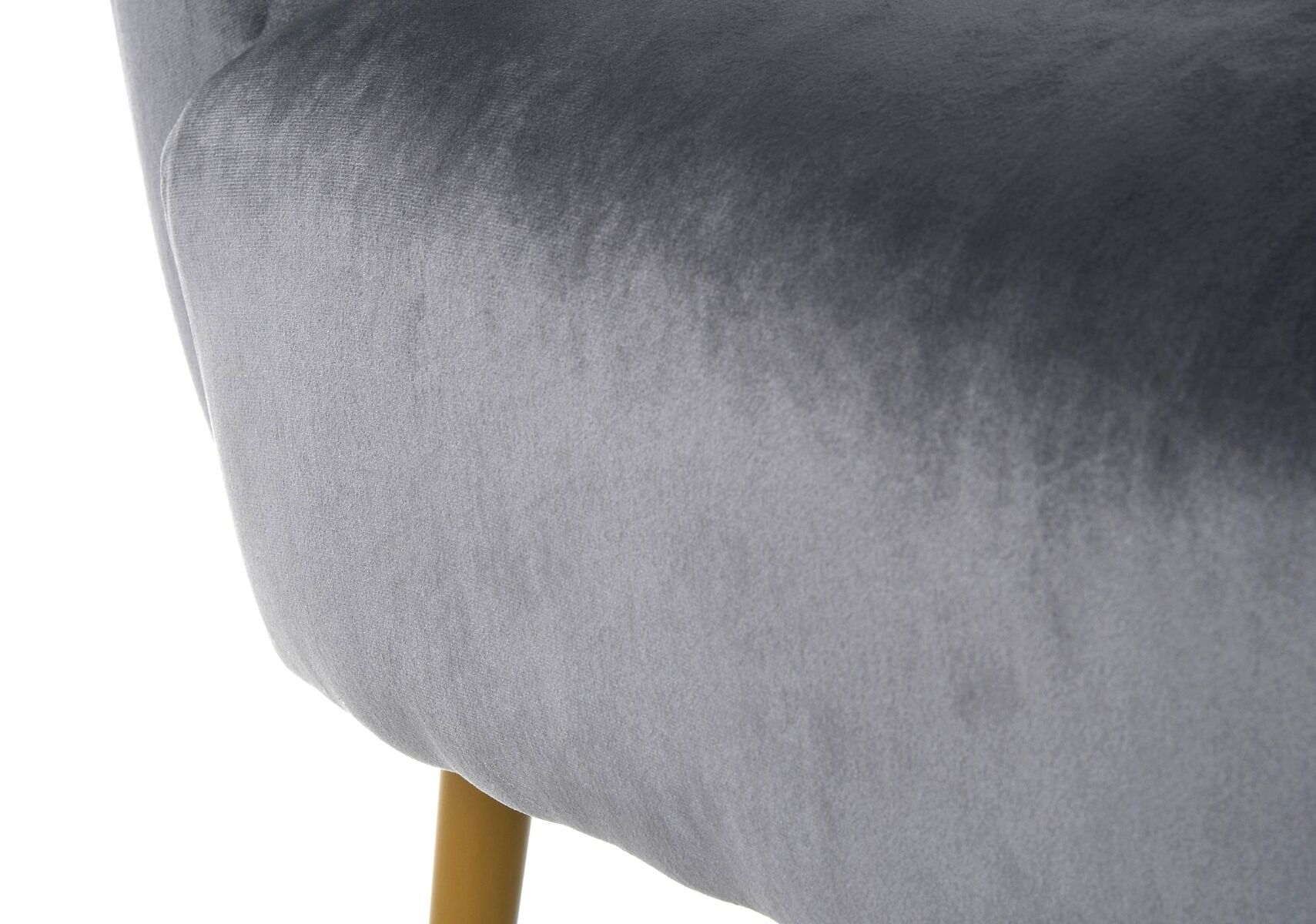 Fotel Wellis 74x71x69cm velvet light grey