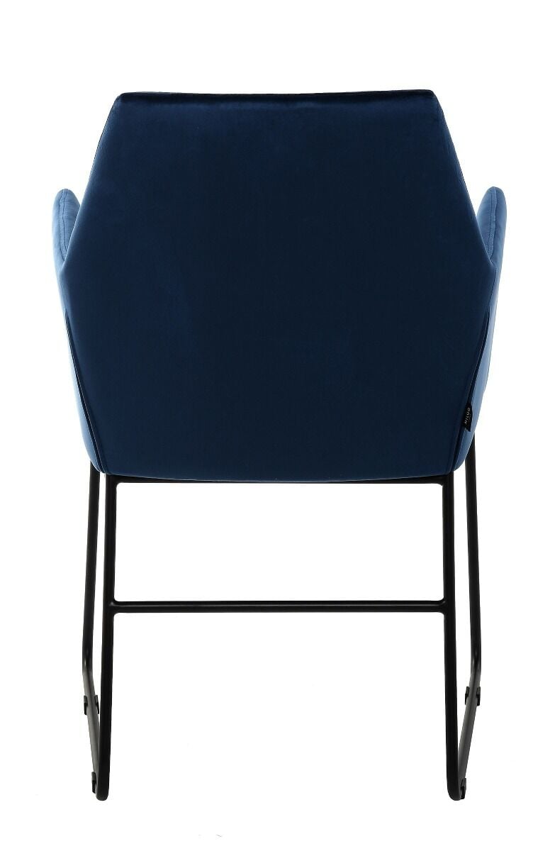 Krzesło do jadalni Quadrato 56x63x89cm granatowe Miloo Home