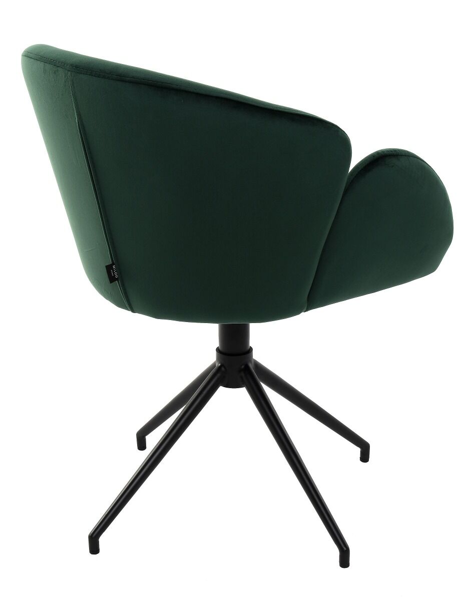 Krzesło obrotowe Leaf 60x60x76 cm zielony
