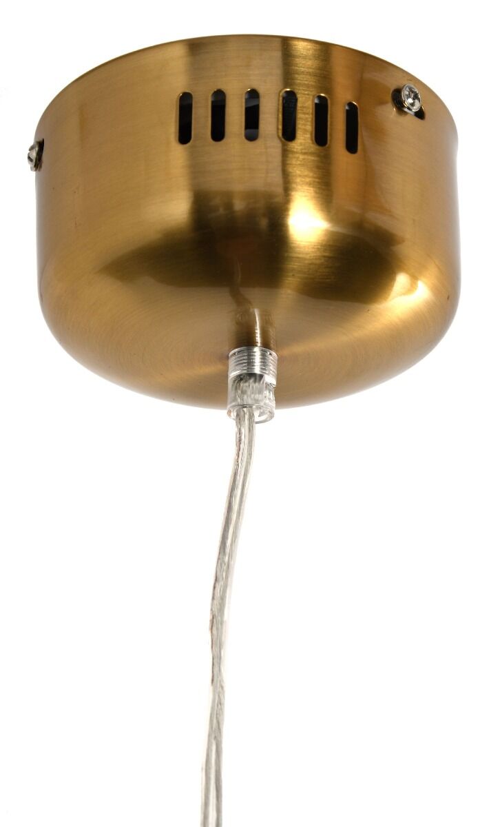 Lampa wisząca Flame Classy metal glass clear 40x160cm