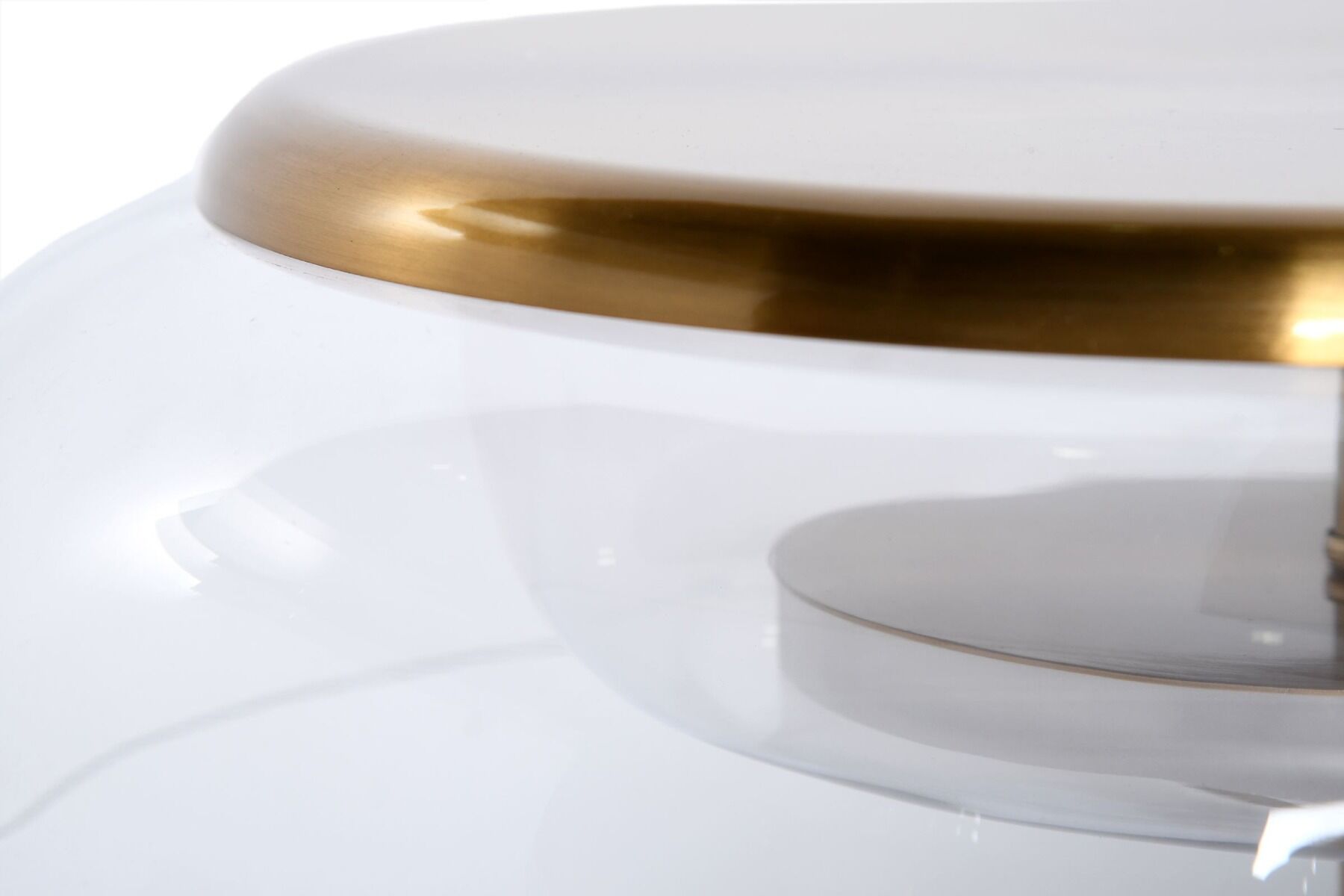 Lampa stołowa Classy metal glass clear 40x56cm