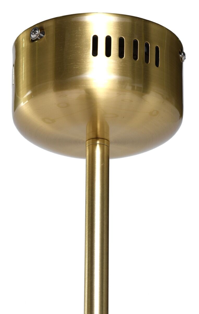 Lampa wisząca Flame metal gold 108x65cm
