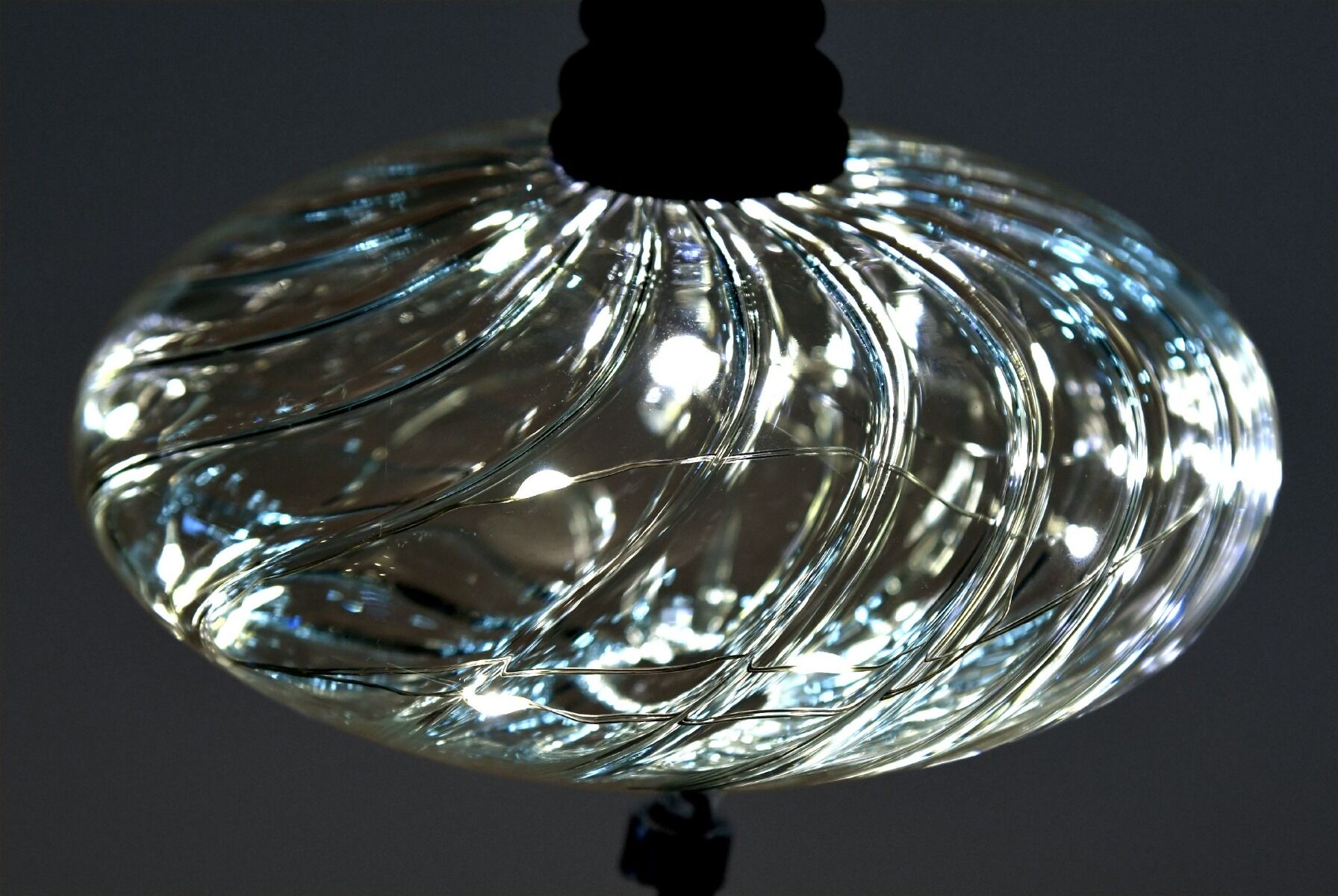 Ozdoba LED 15x11cm transparentna