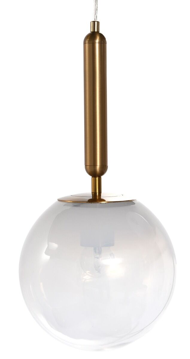 Lampa wisząca Triple Ball metal glass