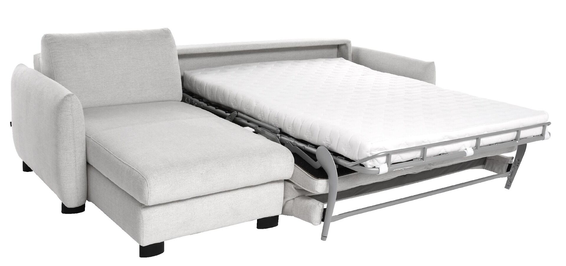Sofa narożna Termi lewa z funkcją spania i pojemnikiem na pościel 287x166x87 cm