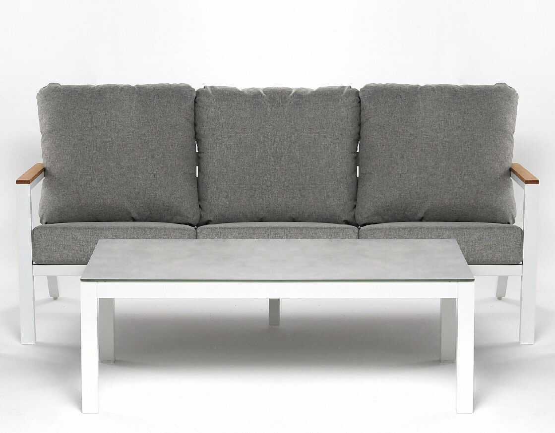 Sofa 3-osobowa Sidari White 190x90xH77cm