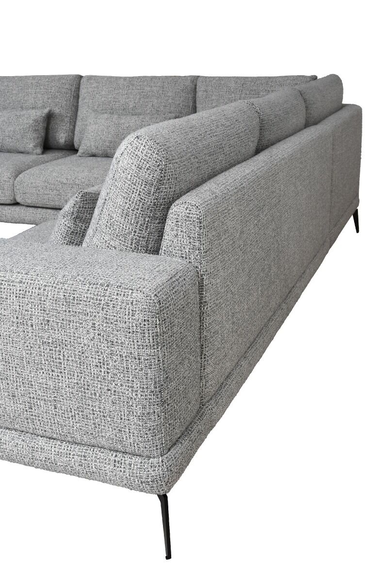 Sofa narożna lewa Life Steel II 334x156/274x86cm
