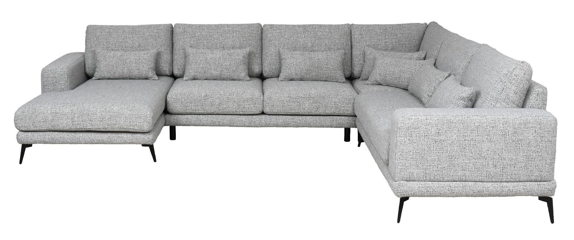 Sofa narożna lewa Life Steel II 334x156/274x86cm