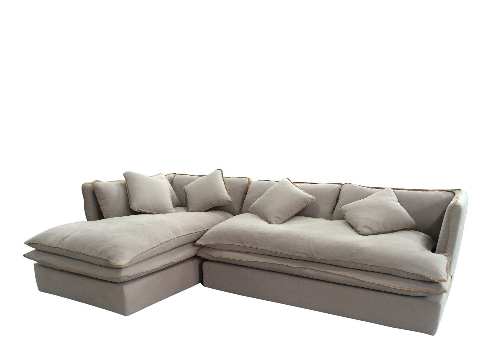 Sofa Longchair Nicea, 2 elementy układ prawostronny 280x180x80cm