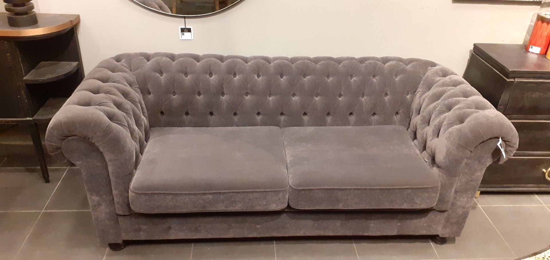 Sofa Chesterfield 3 os. 200x90x87cm