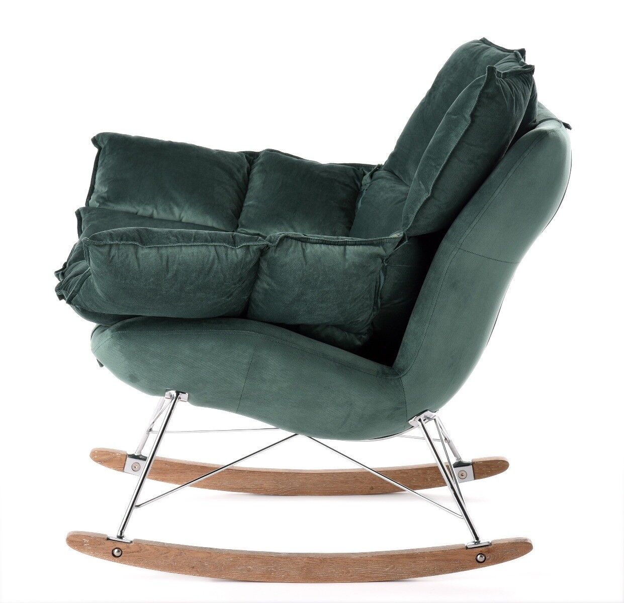 Fotel bujany zielony Lieslie 90x102x85 cm