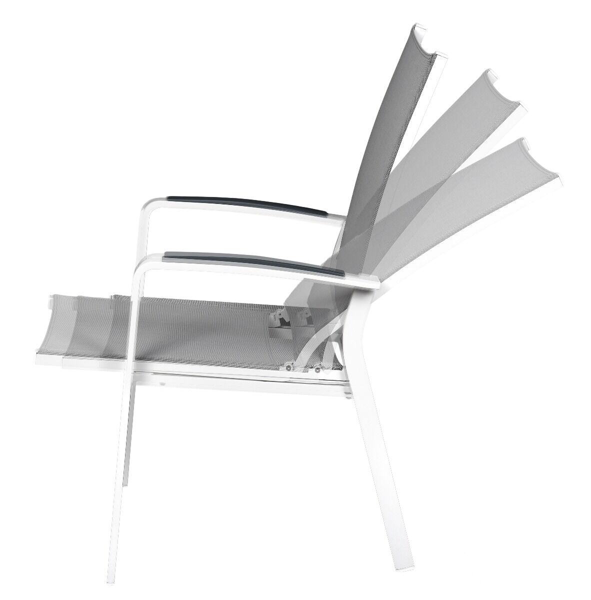 Krzesło ogrodowe rozkładane Laura 58x67x104cm