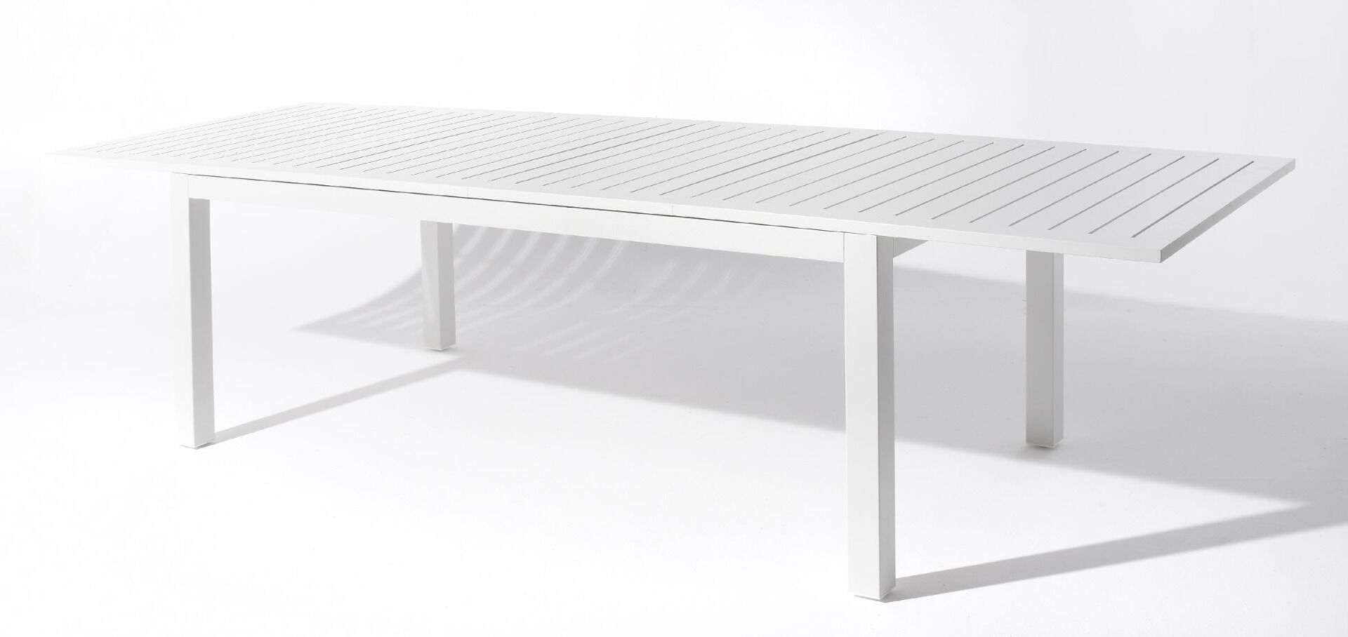 Biały stół ogrodowy Laura 200x100x76cm