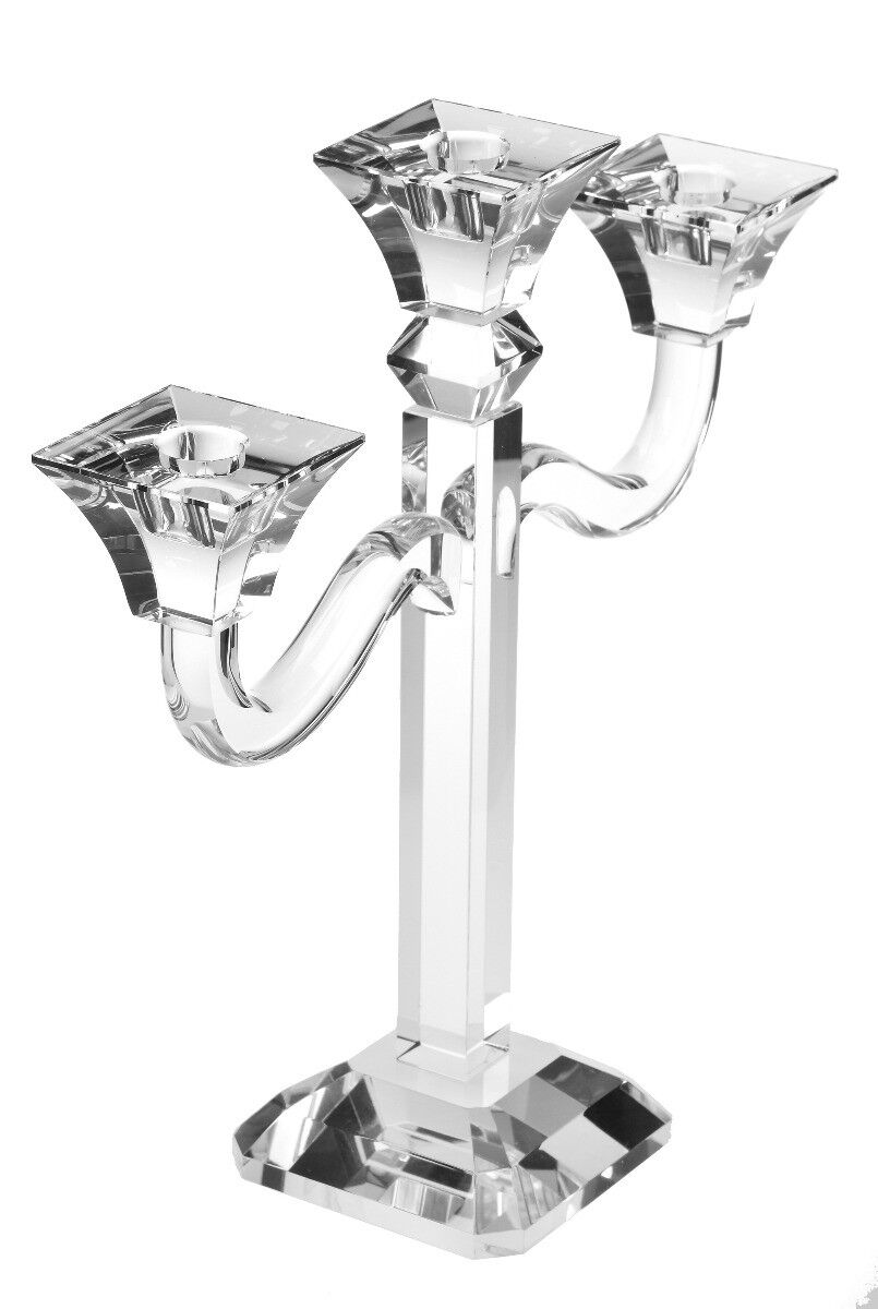 Świecznik 3-ramienny Crystal 31x10x31 cm