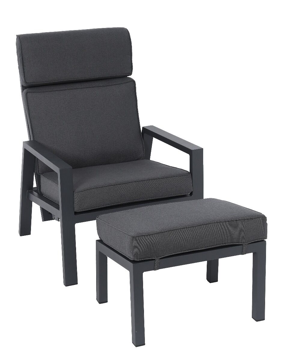 Fotel rozkładany z podnóżkiem Zoya 67x83x103 cm