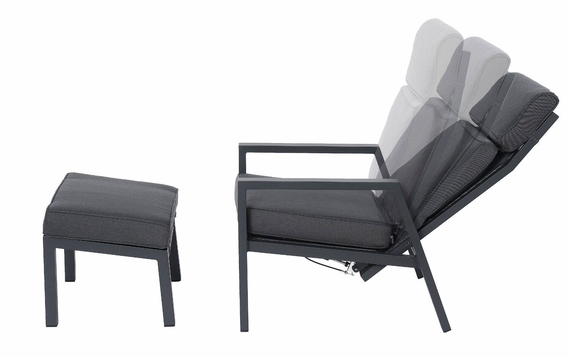 Fotel rozkładany z podnóżkiem Zoya 67x83x103 cm