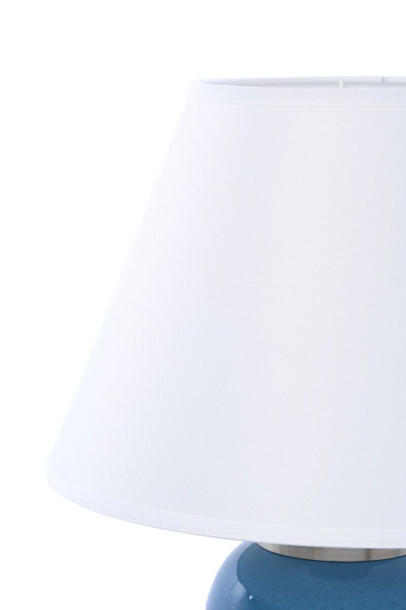 Lampa stołowa z abażurem Mayfair Blue 23x23x51cm 