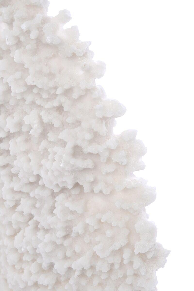 Biały koralowiec na podstawie East Hamptons 59x20x77cm
